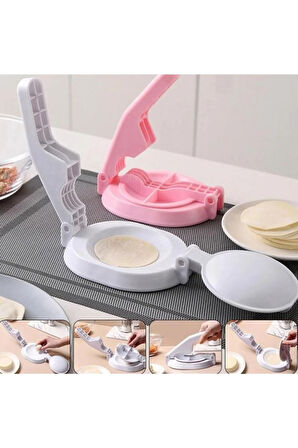 Plastik Hamur Kesme Ve Köfte Kalıp Makinası- Krem Rengi