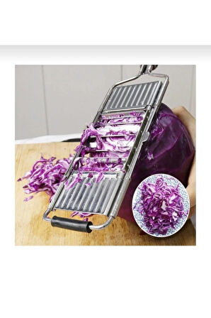 Paslanmaz Çelik Profesyonel 3 Bıçaklı Çok Dilimleyici Rende