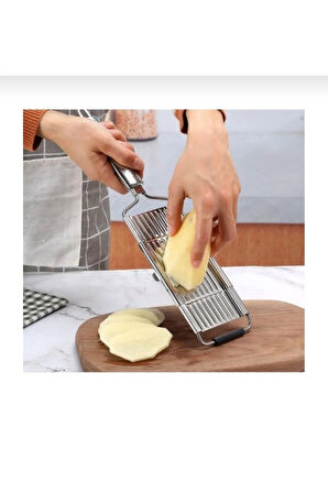 Paslanmaz Çelik Profesyonel 3 Bıçaklı Çok Dilimleyici Rende