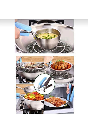 Pratik Sıcak Yemek Tepsi Tava Maşa Kolu Tutucu - Tava Tutucu Mutfak