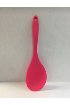 Isıya Dayanıklı Silikon Kaşık Pembe