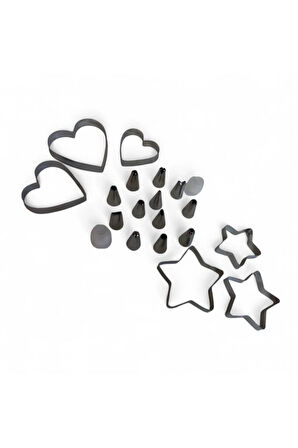 12'li krema ucu  bez krema torbası seti