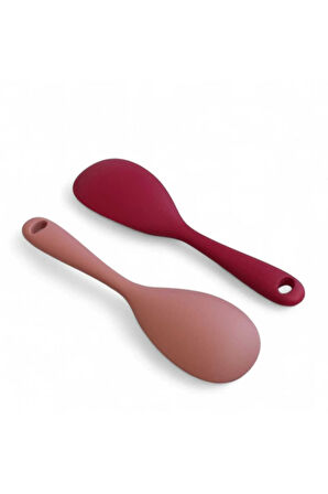 Silikon Isıya Dayanıklı Kaliteli Pilav Kaşık Seti