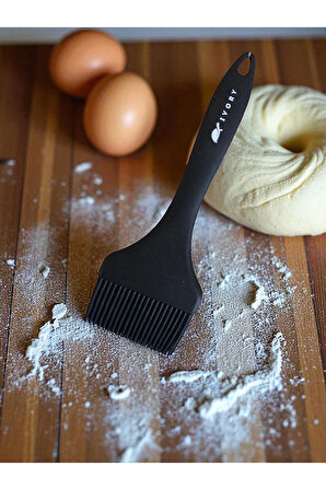 BLACKSERİES Premium Silikon Yumurta & Sos Fırçası SİYAH