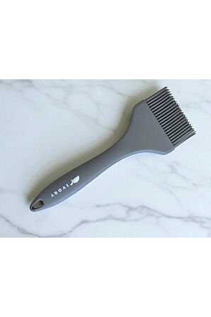 BLACKSERİES Premium Silikon Yumurta & Sos Fırçası GRİ