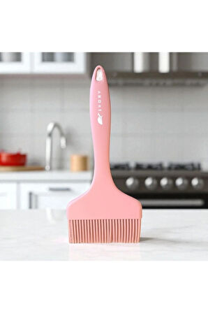 BLACKSERİES Premium Silikon Yumurta & Sos Fırçası TOZPEMBE