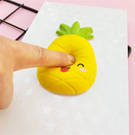 Kişiye Özel Sevimli Ananas Squishy Defter