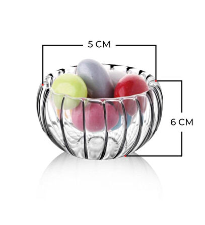 Çift Cidarlı 2 li Optikli-çizgili-fitilli Mini Sosluk Drajelik Lokumluk