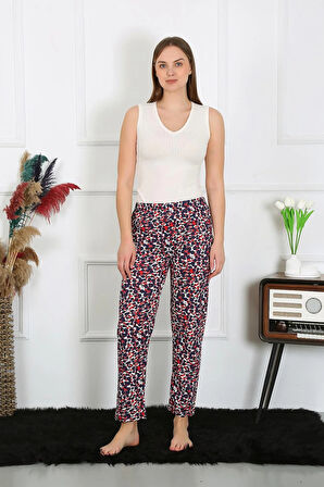 Moda Kadın Pamuklu Tek Alt Pijama