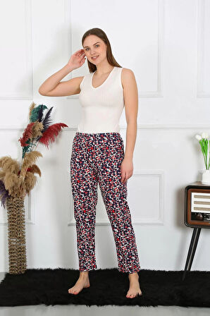 Moda Kadın Pamuklu Tek Alt Pijama