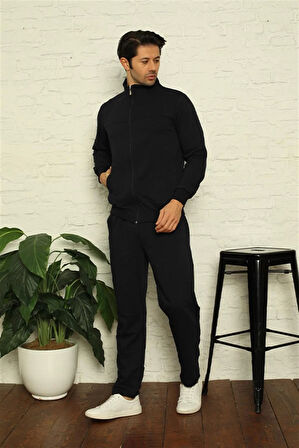 Moda Erkek Eşofman Takımı Lacivert