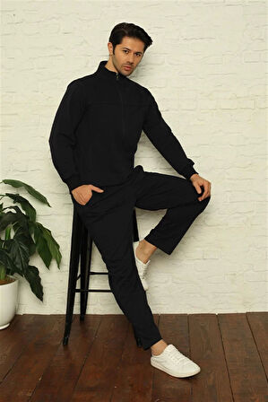 Moda Erkek Eşofman Takımı Lacivert