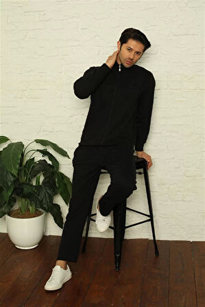 Moda Erkek Eşofman Takımı Siyah