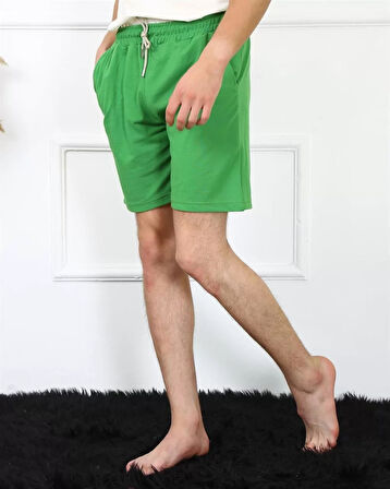 Moda Erkek Lakost Fıstık Yeşili Şort