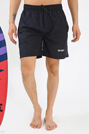 Moda Erkek Lacivert Deniz Şortu
