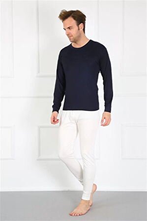 Moda Erkek Pamuk Beyaz Tek Alt İçlik