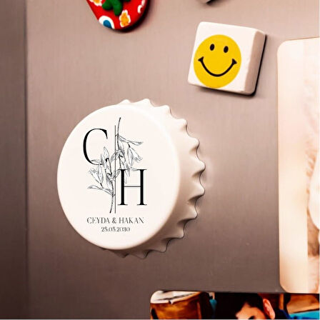 Kişiye Özel Düğün Hatırası Açacak Magnet – Şık ve Anlamlı Hediyelik 10 adet