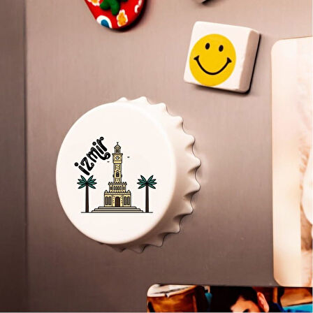 İzmir Tasarımlı Açacak Magnet (1 Adet)