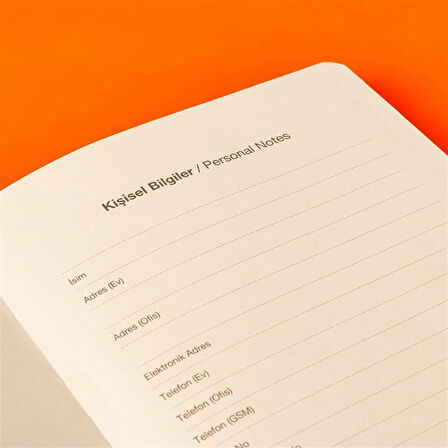 Kişiye Özel Spotify Barkod Tasarımlı Defter