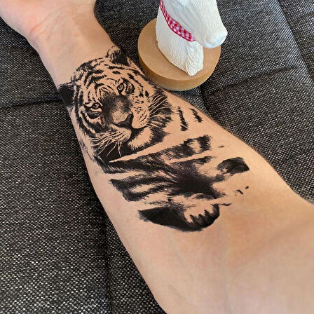 Kaplan Geçici Dövme Tattoo