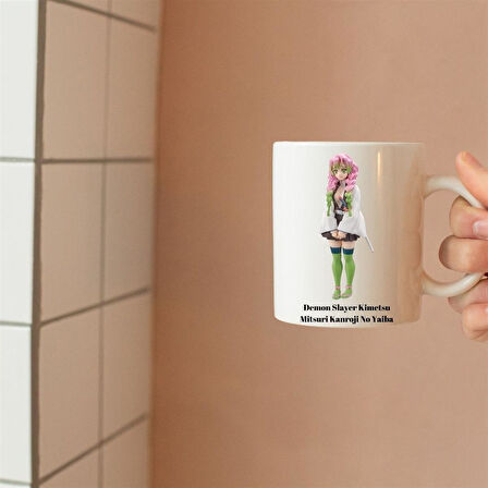 Demon Slayer Kimetsu Mitsuri Kanroji No Yaiba Tasarımlı Kupa Bardak