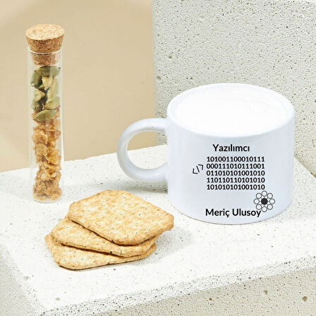 Kişiye Özel Yazılımcılara Özel Tasarımlı Motto Kahve Fincanı – Kod Tutkunlarına Şık Hediye