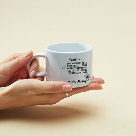 Kişiye Özel Yazılımcılara Özel Tasarımlı Motto Kahve Fincanı – Kod Tutkunlarına Şık Hediye