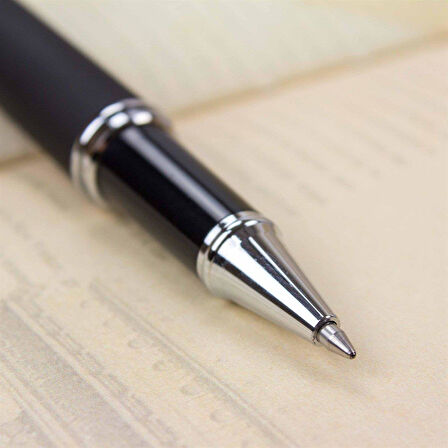 Kişiye Özel Mimar İsimli Siyah Metal Tükenmez Kalem ve Şık Hediye Kutusu