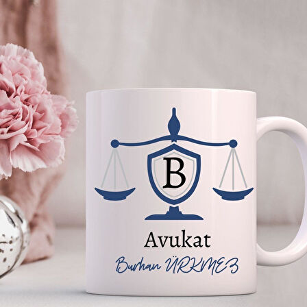 Avukatlara Özel Tasarımlı Kupa Bardak