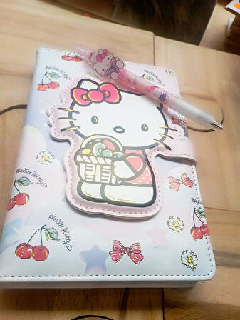Sanrio Hello Kitty Defter- Kalem Bant Set-2