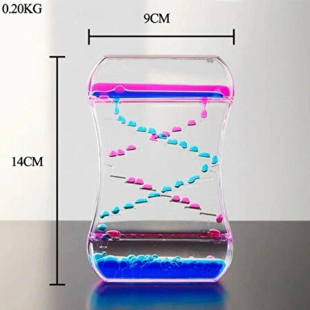 Hediyelik Sıvı Kum Saati Masa Dekoru 1 adet