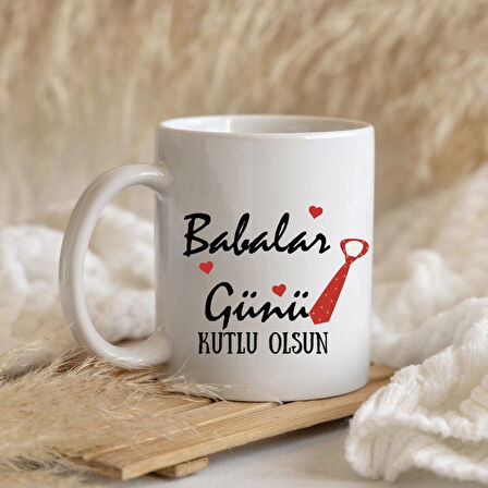 Babalara Özel Tasarımlı Fotoğraflı Kupa Bardak – Kişiye Özel Anlamlı Hediye