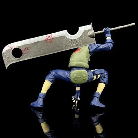 Naruto Hatake Kakashi  Broadsword Squat Anime Aksiyon Figürü