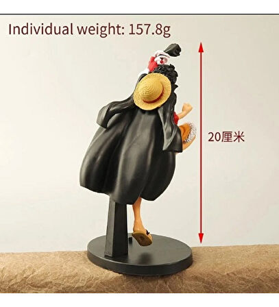 One Piece Monkey D. Luffy Haki Yumruk Pozlu Anime Figürü – 20 cm
