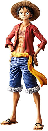 One Piece Maymun D. Luffy Aksiyon Figürü – Mavi Aura Tasarım Koleksiyon Figürü