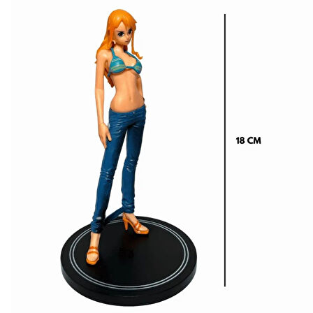 One Piece Nami Figürü – 17 cm Lady Anime Aksiyon ve Koleksiyonluk Model