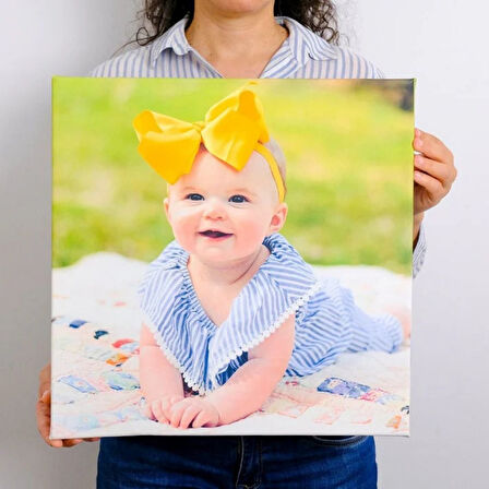 Kişiye Özel Fotoğraflı Kanvas Tablo 20x20