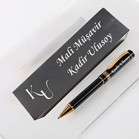 Kurumsal Hediyelik Kişiye Özel İsim Yazılı Tükenmez Kalem | Logolu Özel Kutulu Kalem Seti