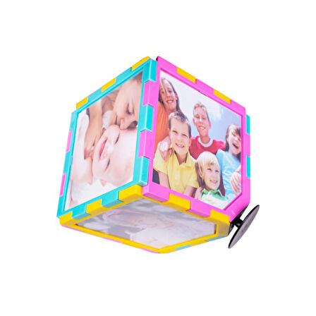 Kişiye Özel Müzikli Dönen Küp Fotoğraf Çerçeve – 10x10 cm