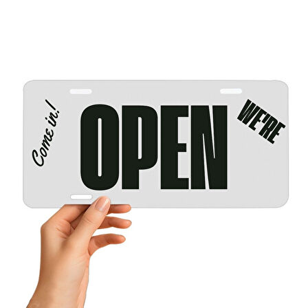 Kişiye Özel Kendin Tasarla Metal Tabela & Dekoratif Levha