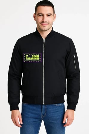 Ön Arka Bomber Ceket