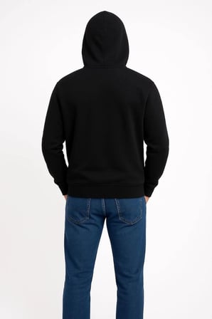Erkek Üç İplik Kapüşonlu Kanguru Cepli SweatShirt Hoodie