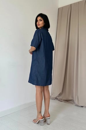 Tencel Kuplu Elbise