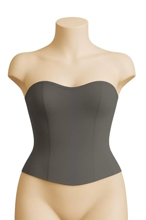Gri Mı Emay 9155 Terletici Korse Büstiyer