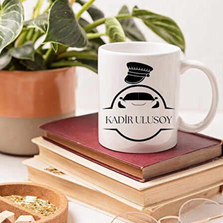 Şoförlere Özel İsim Yazılı Kupa Bardak – Mesleğe Özel Hediyelik Tasarım