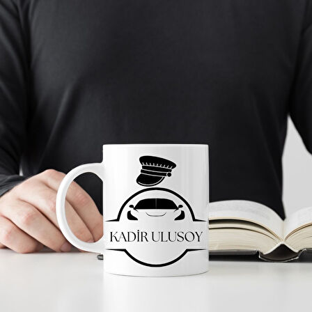 Şoförlere Özel İsim Yazılı Kupa Bardak – Mesleğe Özel Hediyelik Tasarım