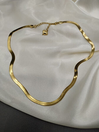 Altın Renk Su Yolu Model Çelik Bileklik – Şık ve Dayanıklı Aksesuar