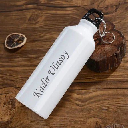 Atatürk Baskılı Hediyelik Set - Metal Matara ve Seramik Kupa Bardak