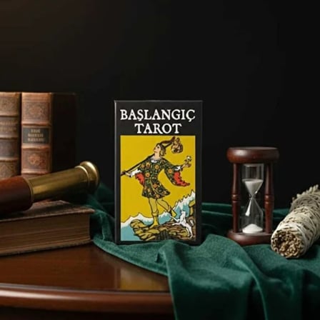 Başlangıç Tarot Seti - Klasik Rider Waite Tasarımı - Türkçe Kılavuz Kitapçıklı Tarot Destesi 78 Kart