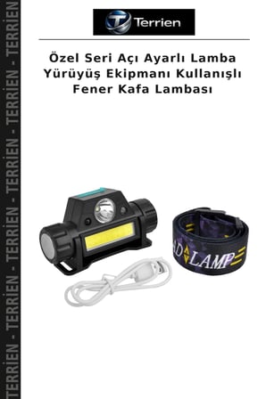Özel Seri Açı Ayarlı Lamba Yürüyüş Ekipmanı Kullanışlı Fener Kafa Lambası